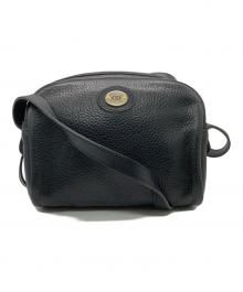 Christian Dior（クリスチャン ディオール）の古着「レザーショルダーバッグ」｜ブラック