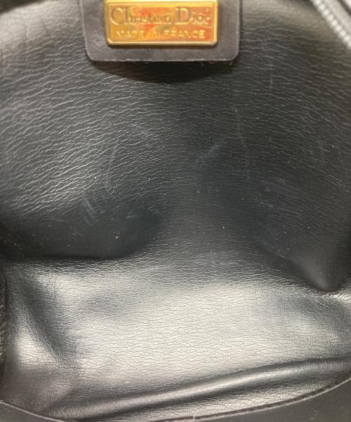 Christian Dior（クリスチャン ディオール）Christian Dior (クリスチャン ディオール) レザーショルダーバッグ ブラックの古着・服飾アイテム
