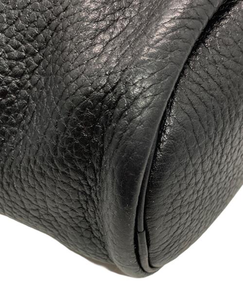 Christian Dior（クリスチャン ディオール）Christian Dior (クリスチャン ディオール) レザーショルダーバッグ ブラックの古着・服飾アイテム