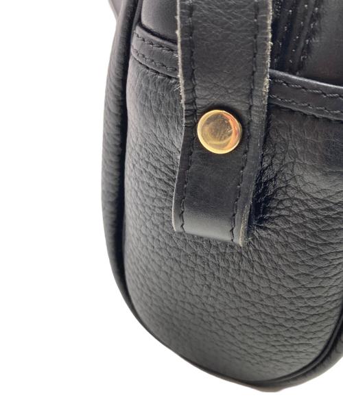 Christian Dior（クリスチャン ディオール）Christian Dior (クリスチャン ディオール) レザーショルダーバッグ ブラックの古着・服飾アイテム
