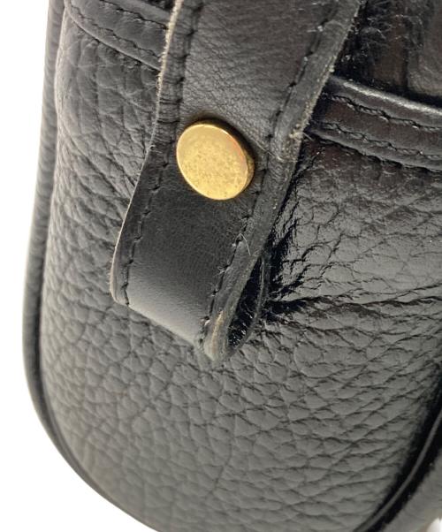 Christian Dior（クリスチャン ディオール）Christian Dior (クリスチャン ディオール) レザーショルダーバッグ ブラックの古着・服飾アイテム