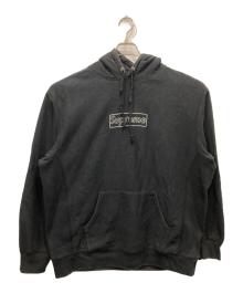 SUPREME×KAWS（シュプリーム×カウズ）の古着「Chalk Logo Hooded Sweatshirt」｜ブラック