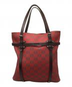 LOEWEロエベ）の古着「リピートアナグラムトートバッグ」｜レッド