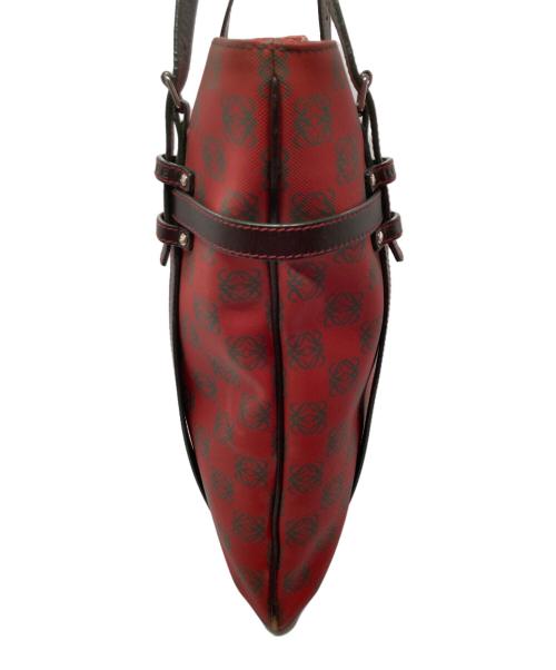 LOEWE（ロエベ）LOEWE (ロエベ) リピートアナグラムトートバッグ レッドの古着・服飾アイテム