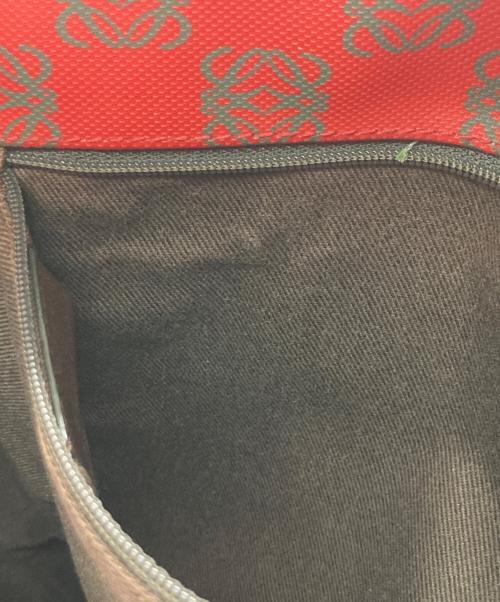 LOEWE（ロエベ）LOEWE (ロエベ) リピートアナグラムトートバッグ レッドの古着・服飾アイテム