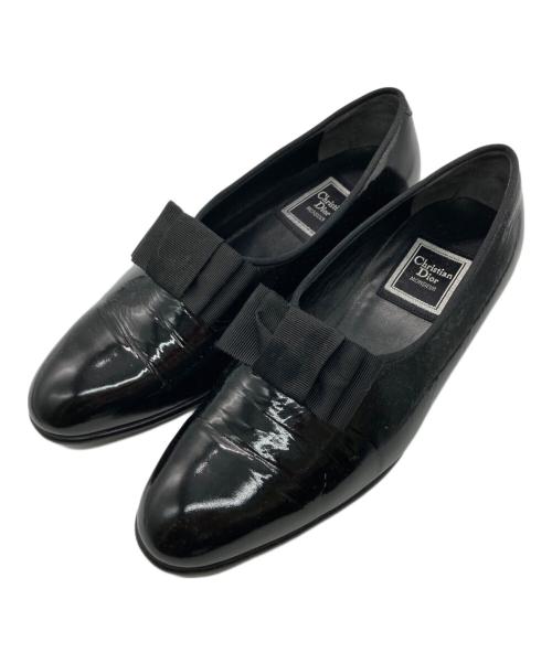 Christian Dior（クリスチャン ディオール）Christian Dior (クリスチャン ディオール) エナメルシューズ ブラック サイズ:24.5cmの古着・服飾アイテム