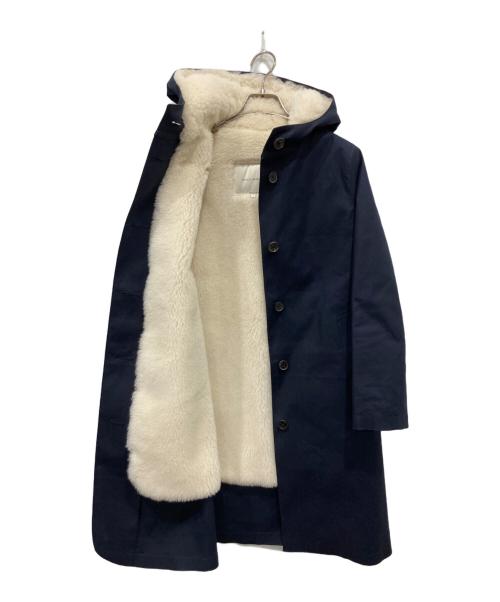 MACKINTOSH（マッキントッシュ）MACKINTOSH (マッキントッシュ) ボアライナー付ゴム引きコート ネイビー サイズ:6の古着・服飾アイテム