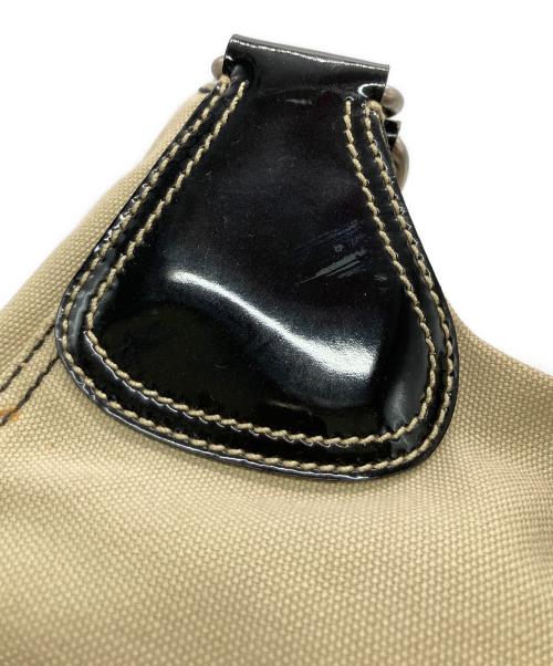 PRADA（プラダ）PRADA (プラダ) トートバッグ ベージュ×ブラックの古着・服飾アイテム