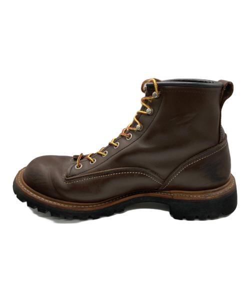 RED WING（レッドウィング）RED WING (レッドウィング) ラインマン ブラウン サイズ:8Dの古着・服飾アイテム
