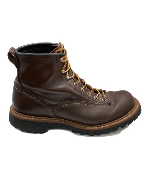 RED WING（レッドウィング）RED WING (レッドウィング) ラインマン ブラウン サイズ:8Dの古着・服飾アイテム