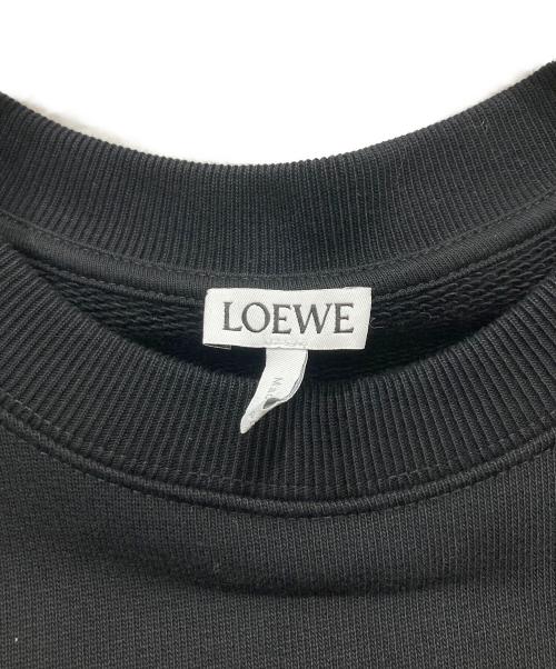 LOEWE（ロエベ）LOEWE (ロエベ) Pansies Embroidery Sweatshirt ブラック サイズ:XSの古着・服飾アイテム