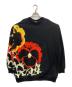 LOEWE（ロエベ）の古着「Pansies Embroidery Sweatshirt」｜ブラック