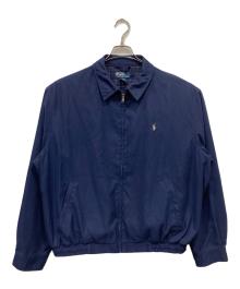 POLO RALPH LAUREN（ポロ・ラルフローレン）の古着「スイングトップ」｜ネイビー