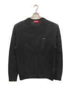 SUPREMEシュプリーム）の古着「open knit small box sweater」｜ブラック