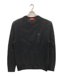 SUPREME（シュプリーム）の古着「open knit small box sweater」｜ブラック