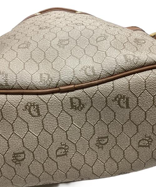 Christian Dior（クリスチャン ディオール）Christian Dior (クリスチャン ディオール) ハニカム柄巾着ショルダーバッグ ベージュの古着・服飾アイテム