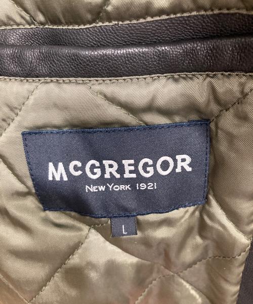 McGREGOR（マックレガー）McGREGOR (マックレガー) オールレザースタジャン ブラック サイズ:Ｌの古着・服飾アイテム