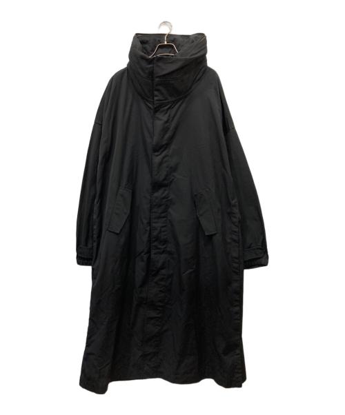 UNBLEACHED（アンブリーチド）UNBLEACHED (アンブリーチド) Nomad Big Hood Big Coat ブラック サイズ:Fの古着・服飾アイテム