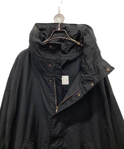 UNBLEACHED（アンブリーチド）UNBLEACHED (アンブリーチド) Nomad Big Hood Big Coat ブラック サイズ:Fの古着・服飾アイテム