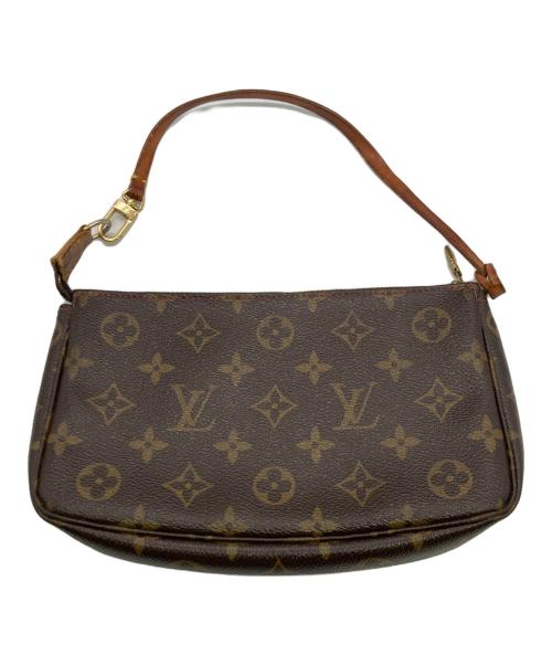 LOUIS VUITTON（ルイ ヴィトン）LOUIS VUITTON (ルイ ヴィトン) 村上隆 (タカシ ムラカミ) モノグラム・チェリー ポシェット ブラウンの古着・服飾アイテム