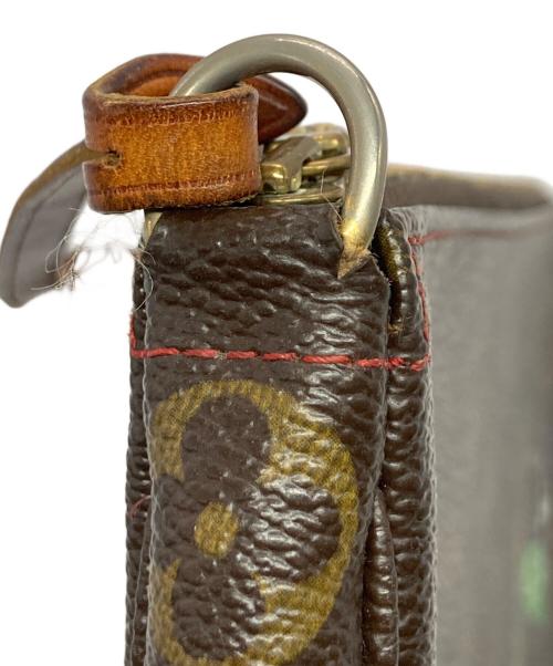 LOUIS VUITTON（ルイ ヴィトン）LOUIS VUITTON (ルイ ヴィトン) 村上隆 (タカシ ムラカミ) モノグラム・チェリー ポシェット ブラウンの古着・服飾アイテム