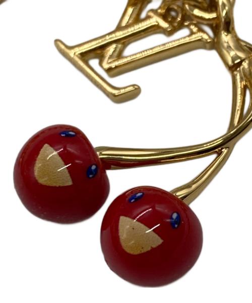 LOUIS VUITTON（ルイ ヴィトン）LOUIS VUITTON (ルイ ヴィトン) 村上隆 (タカシ ムラカミ) Cerise Bracelet ゴールド×レッドの古着・服飾アイテム
