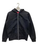 SUPREMEシュプリーム）の古着「Small Box Zip Up Hooded Sweatshirt」｜ブラック