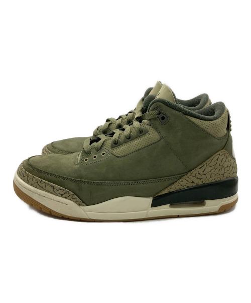 NIKE（ナイキ）NIKE (ナイキ) Air Jordan 3 Retro カーキ サイズ:29cmの古着・服飾アイテム