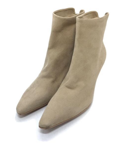 Brenta（ブレンタ）Brenta (ブレンタ) SUEDE ショートブーツ　スウェードブーツ ベージュ サイズ:37の古着・服飾アイテム