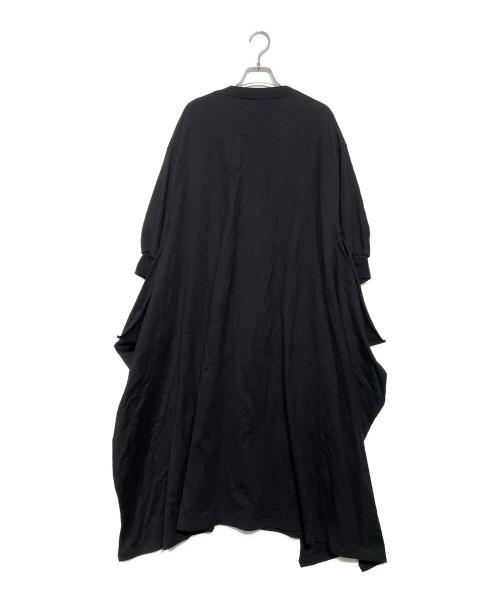 HYKE（ハイク）HYKE (ハイク) イレギュラーヘム ワンピース ブラック サイズ:2の古着・服飾アイテム