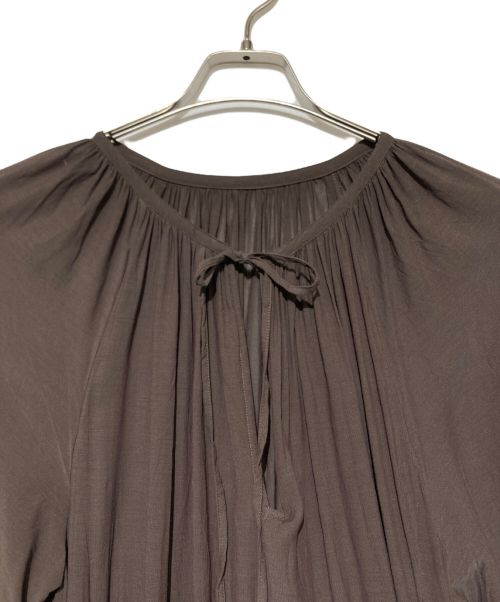 Plage（プラージュ）Plage (プラージュ) Sheer Voile ティアードワンピース(シアー ボイル) ブラウン サイズ:36の古着・服飾アイテム