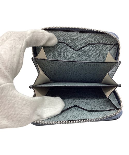 Valextra（ヴァレクストラ）Valextra (ヴァレクストラ) コインケース スカイブルーの古着・服飾アイテム