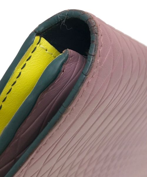 PAUL SMITH（ポールスミス）Paul Smith (ポールスミス) 長財布　ピンク　幾何学模様 ピンク サイズ:実寸参照の古着・服飾アイテム