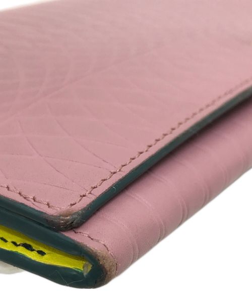 PAUL SMITH（ポールスミス）Paul Smith (ポールスミス) 長財布　ピンク　幾何学模様 ピンク サイズ:実寸参照の古着・服飾アイテム