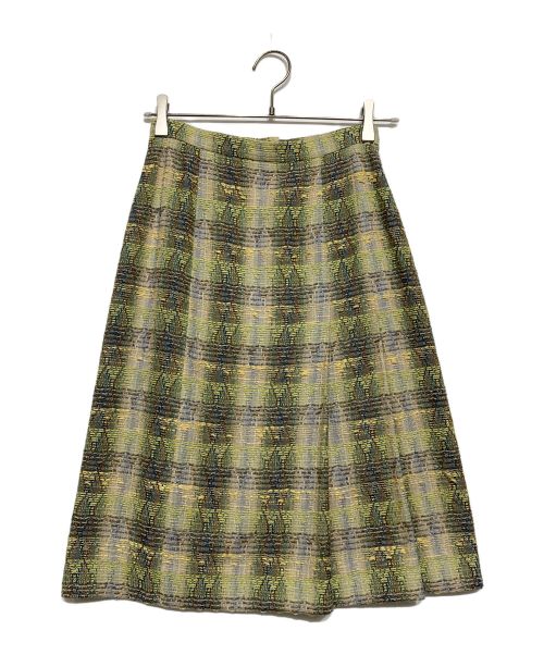 CHANEL（シャネル）CHANEL (シャネル) ツイードセットアップ モスグリーン サイズ:36の古着・服飾アイテム