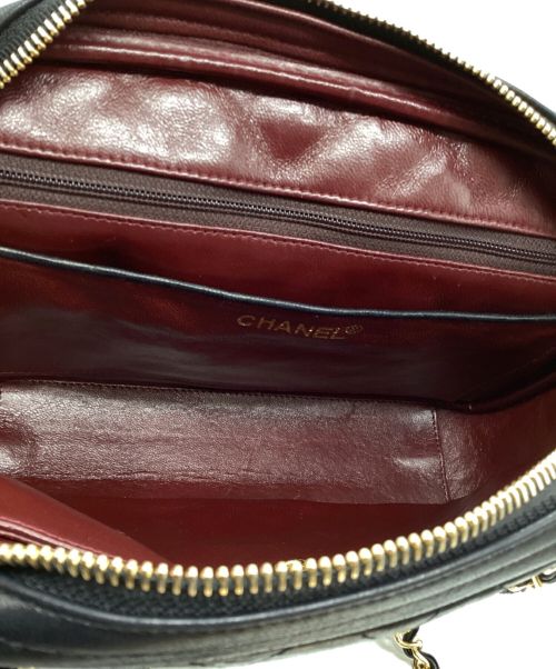 CHANEL（シャネル）CHANEL (シャネル) ダブルチェーン マトラッセショルダーバッグ ブラックの古着・服飾アイテム