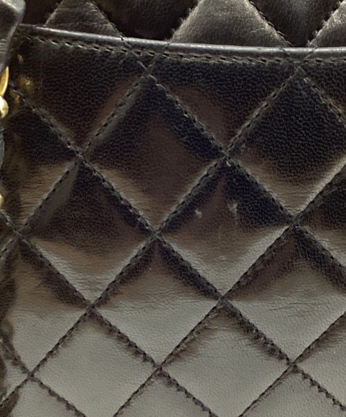 CHANEL（シャネル）CHANEL (シャネル) ダブルチェーン マトラッセショルダーバッグ ブラックの古着・服飾アイテム