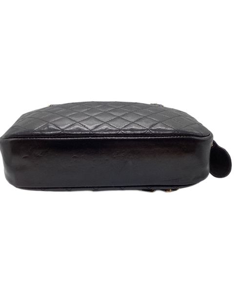 CHANEL（シャネル）CHANEL (シャネル) ダブルチェーン マトラッセショルダーバッグ ブラックの古着・服飾アイテム