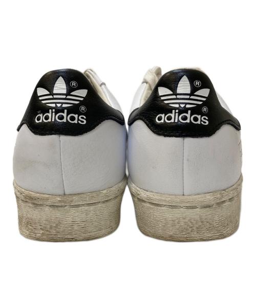 adidas（アディダス）adidas (アディダス) JOURNAL STANDARD (ジャーナル スタンダード) 別注SUPER STAR ローカットスニーカー ホワイト サイズ:26の古着・服飾アイテム