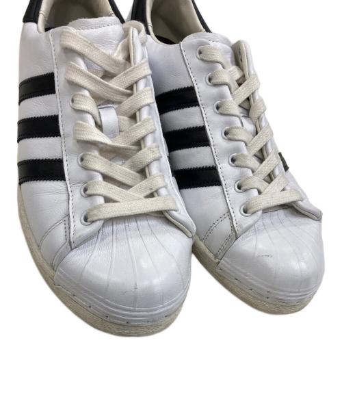 adidas（アディダス）adidas (アディダス) JOURNAL STANDARD (ジャーナル スタンダード) 別注SUPER STAR ローカットスニーカー ホワイト サイズ:26の古着・服飾アイテム