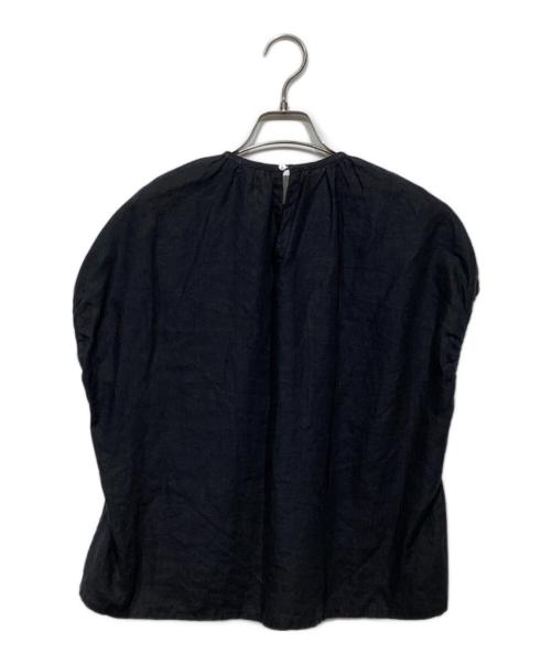 ORCIVAL（オーシバル）ORCIVAL (オーシバル) リネンクロス パフスリーブ プルオーバー ブラウス　OR-B0141 グレー サイズ:Freeの古着・服飾アイテム