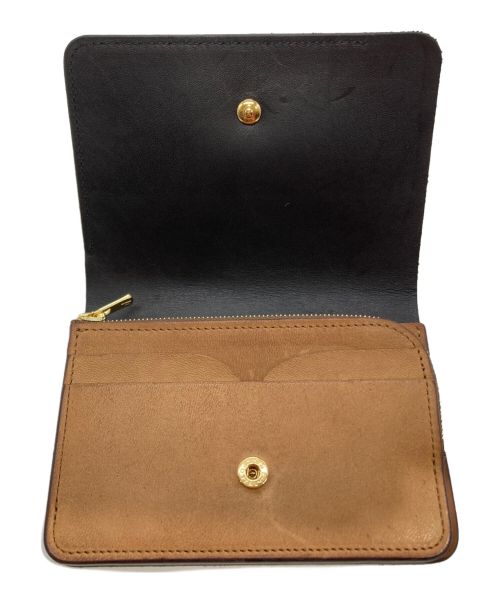 forme（フォルメ）forme (フォルメ) short wallet(Baby Calf×SHF)(ショート ウォレット ベイビー カーフ) ブラックの古着・服飾アイテム