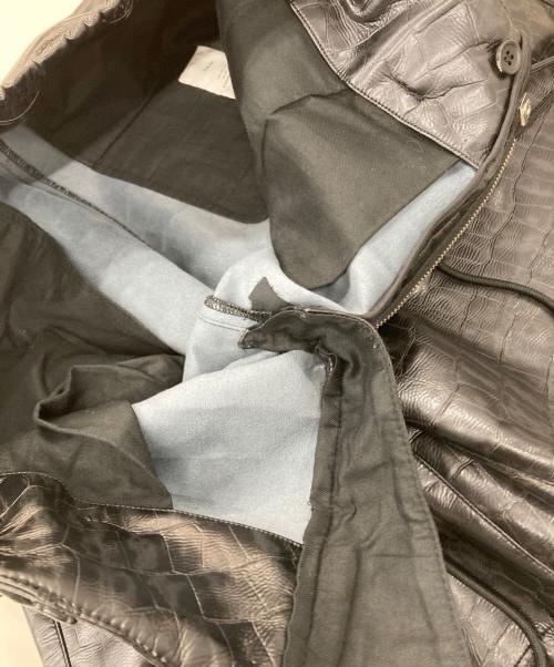 Name.（ネーム）Name. (ネーム) CROC EMBOSSED WIDE HALF PANTS ブラック サイズ:1の古着・服飾アイテム