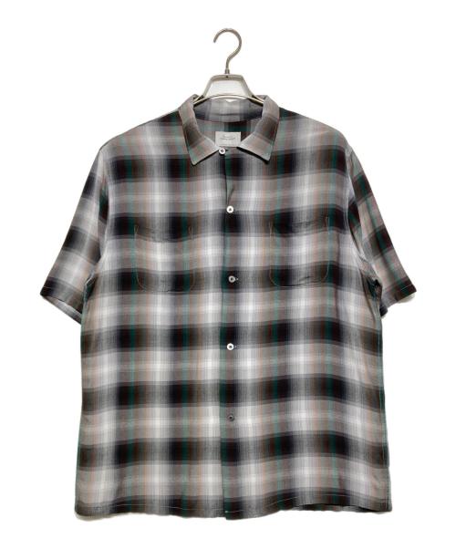 TOWN CRAFT（タウンクラフト）TOWN CRAFT (タウンクラフト) 60S LOOP COLLAR SS SHIRTS ブラック サイズ:Mの古着・服飾アイテム