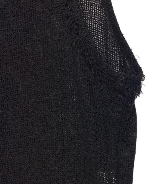 LIMI feu（リミフゥ）LIMI feu (リミフゥ) LENO SLEEVELESS BLOUSE ブラック サイズ:2の古着・服飾アイテム