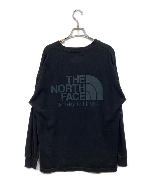 THE NORTHFACE PURPLELABEL（ザ・ノースフェイス パープルレーベル）THE NORTHFACE PURPLELABEL (ザ・ノースフェイス パープルレーベル) nanamica (ナナミカ) グラフィックロンT ブラック サイズ:Mの古着・服飾アイテム