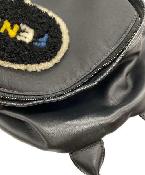 FENDI（フェンディ）FENDI (フェンディ) Faces バックパック ブラックの古着・服飾アイテム