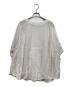 nest Robe（ネストローブ）の古着「リネンサークルフレアブラウス 01222-1059」｜ホワイト