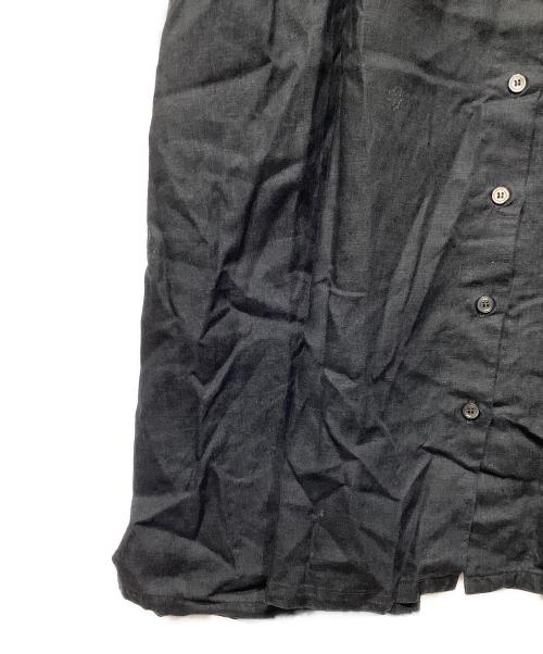 nest Robe（ネストローブ）nest Robe (ネストローブ) リネンワンピース　01172-1187 ブラック サイズ:freeの古着・服飾アイテム