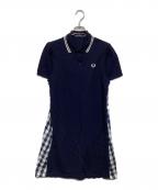 FRED PERRYフレッドペリー）の古着「ポロワンピース　D7157」｜ネイビー